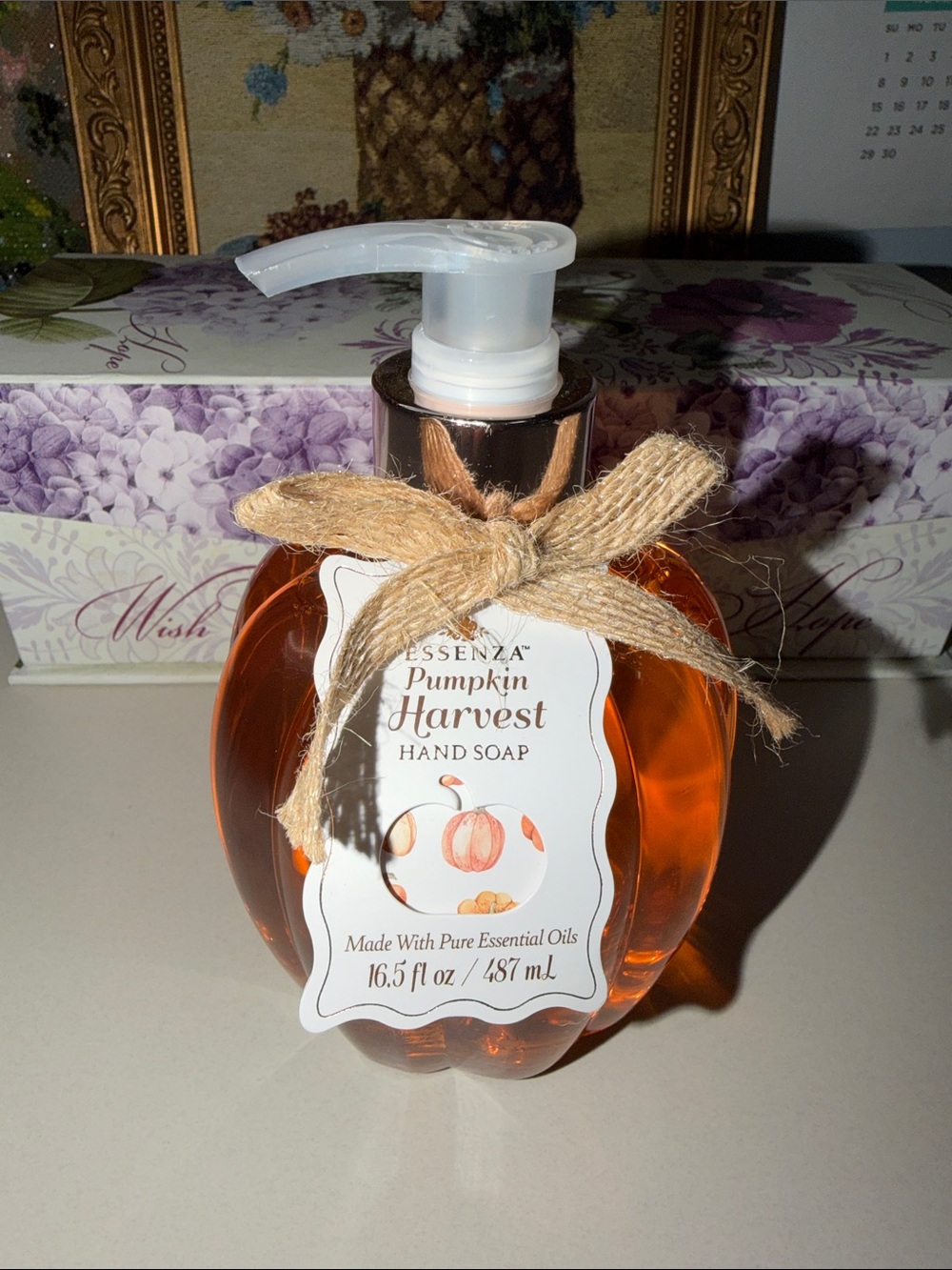 ESSENZA Pumpkin Harvest Scented Essential Oil Hand Soap Bath Kitchen Decor